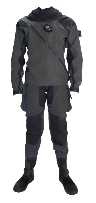 argonaut 3.0 drysuit dark grey top dark grey bottom