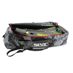 SEAC U/Boot 130 Liter Equipment Bag, Front/Full View, with equipment inside