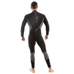 SEAC Komoda Flec 5 mm Men's Wetsuit, Full-Body Rear View
