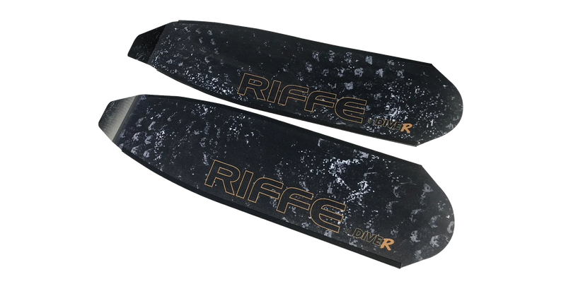 Riffe By DiveR Composite Carbon Fiber Fin Blades - Medium Stiffness