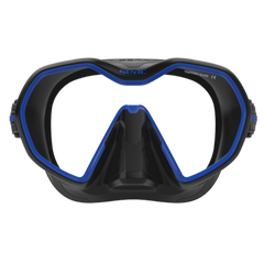 seac icona dive mask black blue front view