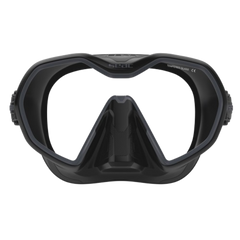 seac icona dive mask black charcoal front view