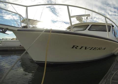 The Riviera Charters boat The Riviera