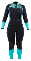 Akona Women's 3mm Quantum Stretch Front Zip Full Suit Wetsuit