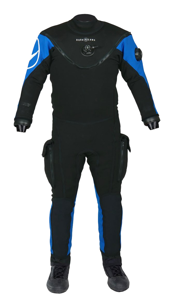 Aqua Lung Fusion Bullet Drysuit Black/Blue