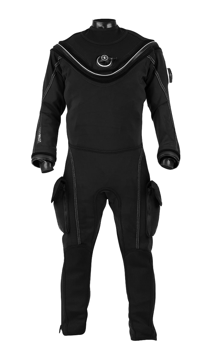Aqua Lung Fusion Bullet Drysuit Black/White