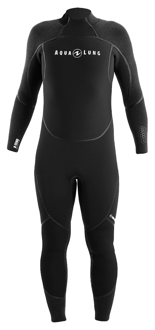 Aqua Lung Men's 3mm AquaFlex Wetsuit Black/Charcoal