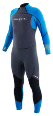 Aqua Lung Men's 3mm AquaFlex Wetsuit Grey/Blue