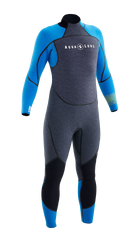 Aqua Lung Men's 5mm AquaFlex Wetsuit Grey/Blue