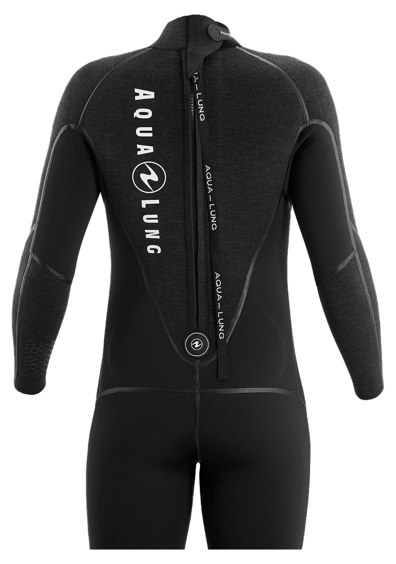 Aqua Lung Men's 7mm AquaFlex Wetsuit Black/Charcoal