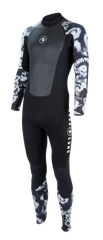 Aqua Lung Men's HydroFlex 3mm Wetsuit Black/White Camo
