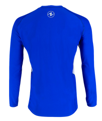 Aqua Lung Men's Loose Fit Long Sleeve Rash Guard Blue