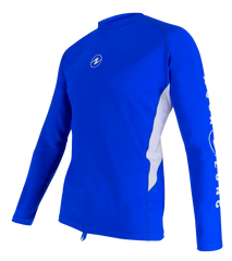 Aqua Lung Men's Loose Fit Long Sleeve Rash Guard Blue