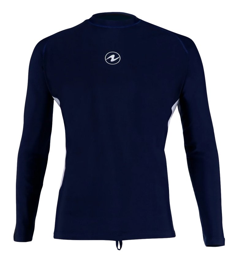 Aqua Lung Men's Loose Fit Long Sleeve Rash Guard Navy