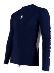 Aqua Lung Men's Loose Fit Long Sleeve Rash Guard Navy