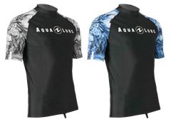 Aqua Lung Men's Short Sleeve Aqua Rash Guard