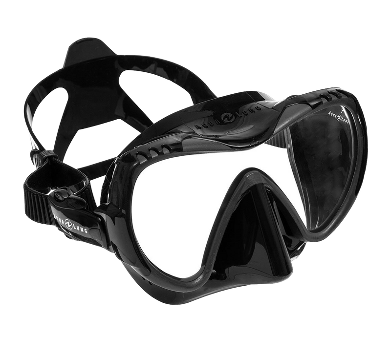 aqua lung goggles Aqua Lung Mission Mask Black/Black Silicone