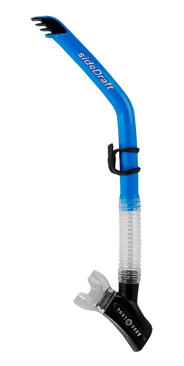 Aqua Lung SideDraft Flex Snorkel Blue