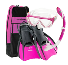 AquaLung Sport Diva 1 Island Dry LX Trek Snorkeling Set