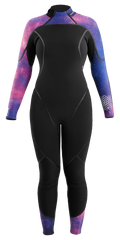 Aqua Lung Women's 7mm Aquaflex Wetsuit Black/Galaxy