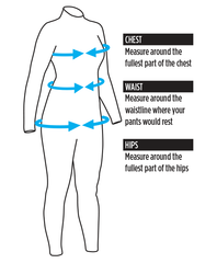 Aqua Lung Women's 7mm Aquaflex Wetsuit Size Chart