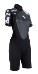 Aqua Lung Women's HydroFlex 3mm Shorty Black/White Camo