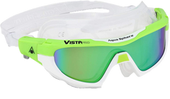 Aquasphere Vista Pro Green Multi-Mirrored Lens Lime and White
