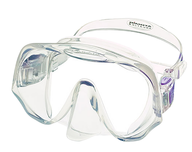 Atomic Aquatics Frameless Mask Clear/Purple