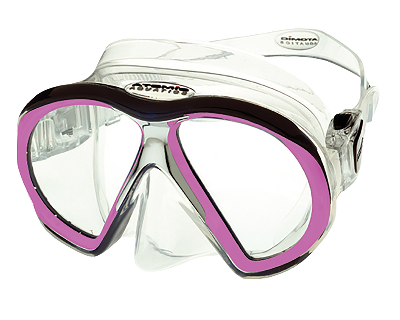 Atomic Aquatics Subframe Mask Clear/Pink