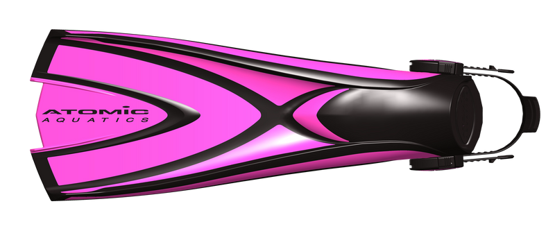 Atomic Aquatics X1 Open Heel Blade Fins Pink