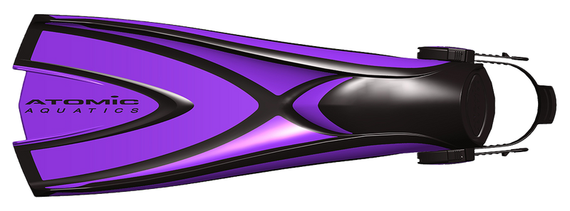 Atomic Aquatics X1 Open Heel Blade Fins Purple