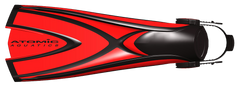 Atomic Aquatics X1 Open Heel Blade Fins Red