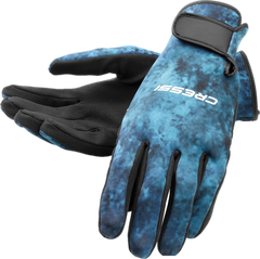 Cressi 2mm Hunter Gloves - Blue