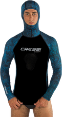 Cressi Cobia Rash Guard - Blue Hunter