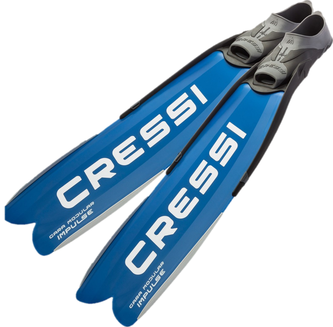Cressi Gara Modular Impulse Blade - Blue Metal