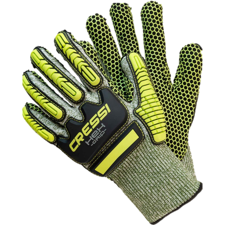 Cressi Hex Grip Gloves - Lime