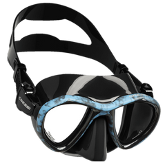 Cressi Metis Mask - Blue Hunter Clear Lens