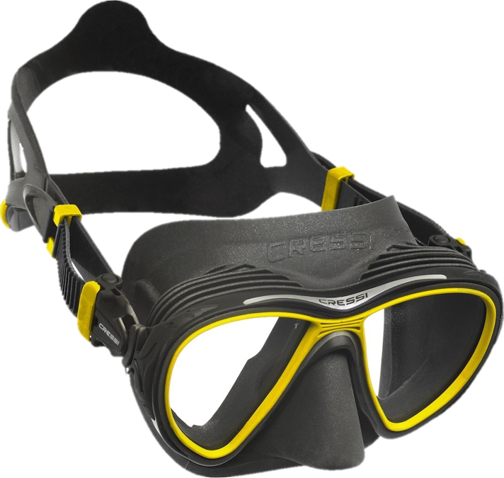 Cressi Quantum Mask - Black & Yellow