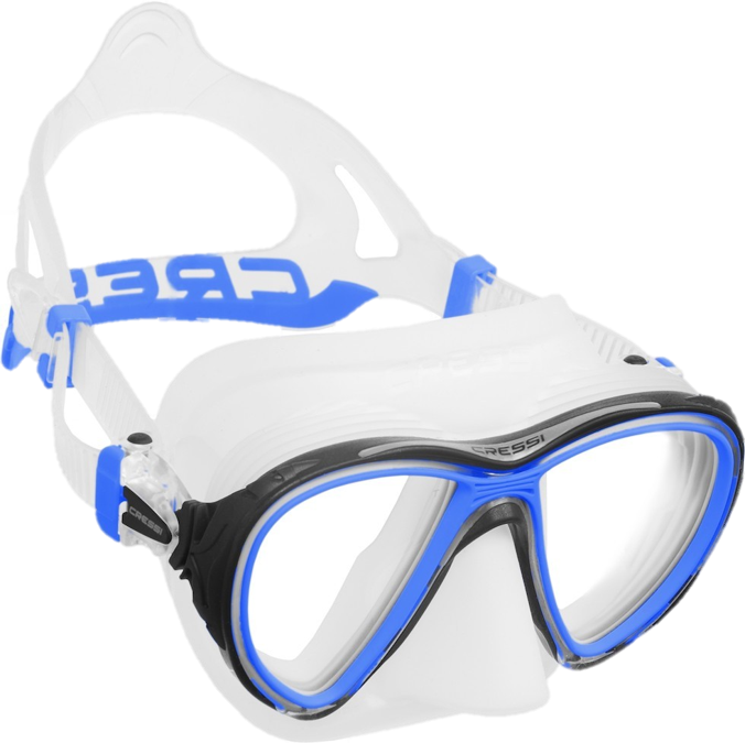 Cressi Quantum Mask - Clear & Blue