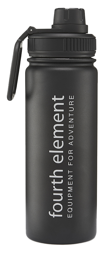 Fourth Element Gulper Insulated Water Bottle Black