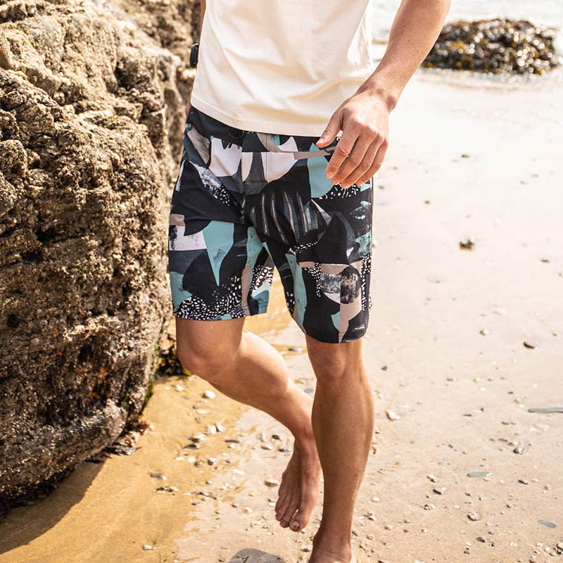 Fourth Element Ocean Positive Men's Zambezi Boardshorts Slate Pattern