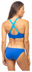 Fourth Element Ocean Positive Tiger Reversible Bikini Top Blue
