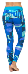 Fourth Element Women's Patterned Hydro Leggings Blue Pattern