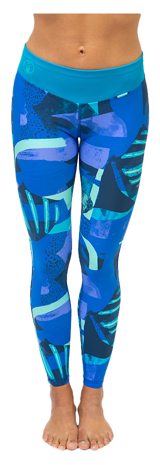 Fourth Element Women's Patterned Hydro Leggings Blue Pattern