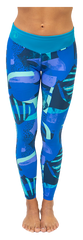 Fourth Element Women's Patterned Hydro Leggings Blue Pattern