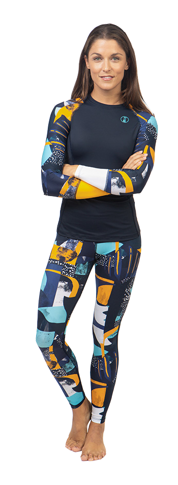 Fourth Element Women's Patterned Hydro Leggings Midnight Pattern