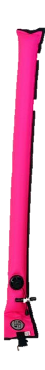 Halcyon 3.3 Oral Inflate DAM with OPV 1m 3.3ft and 2.7kg 6lb Lift Shocking Pink