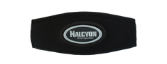 Halcyon Neoprene Logo Mask Strap Cover - Grey