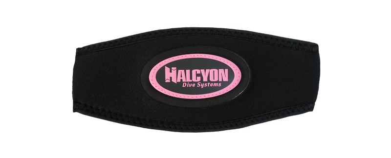 Halcyon Neoprene Logo Mask Strap Cover - Pink