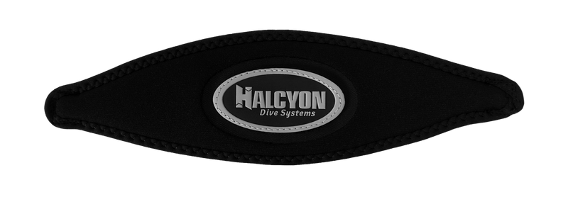 Halcyon Neoprene Logo Mask Straps w/ Velcro - Grey